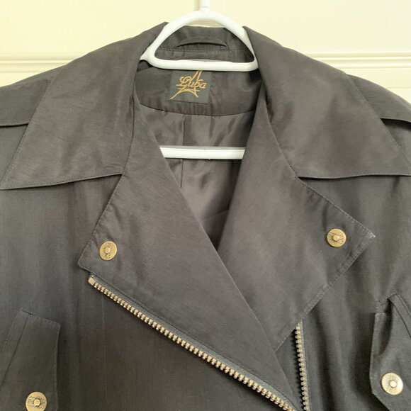 Vintage Style Short Raincoat - Picture 2 of 6